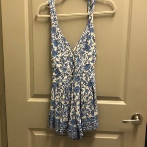 LF blue romper